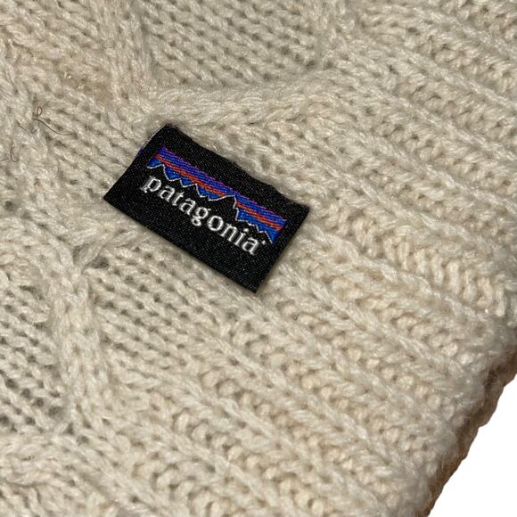 Patagonia Beanie Hat Honeycomb Knit Stocking Cap Wool Blend - Picture 3 of 10